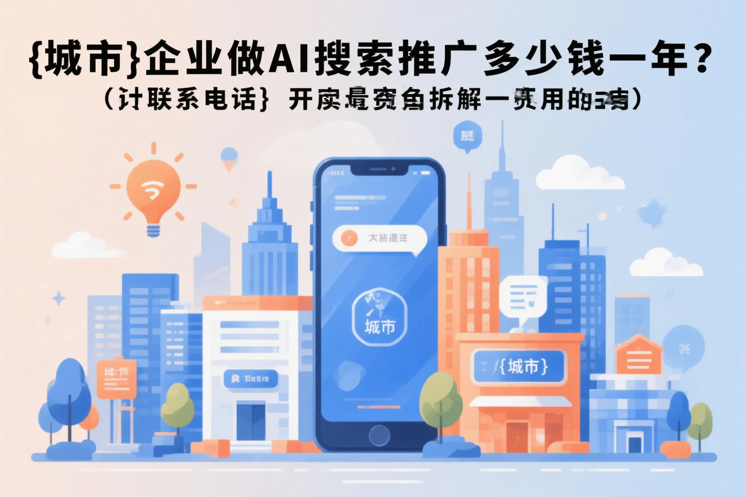 唐山企业做AI搜索推广多少钱一年?真实费用拆解