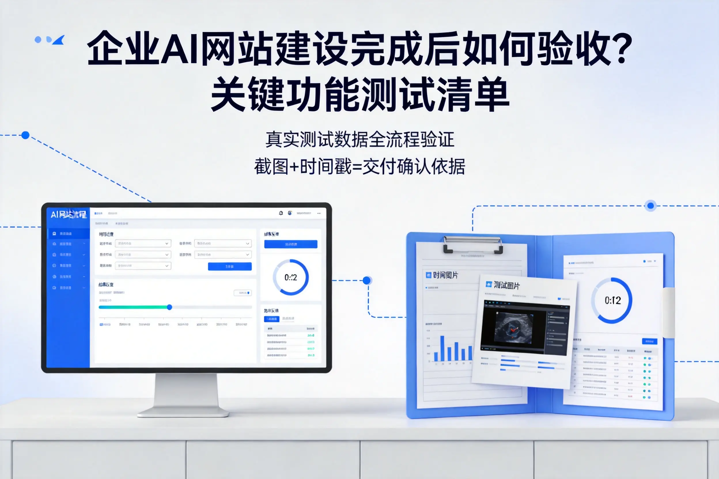 唐山企业AI网站建设完成后如何验收？关键功能测试清单