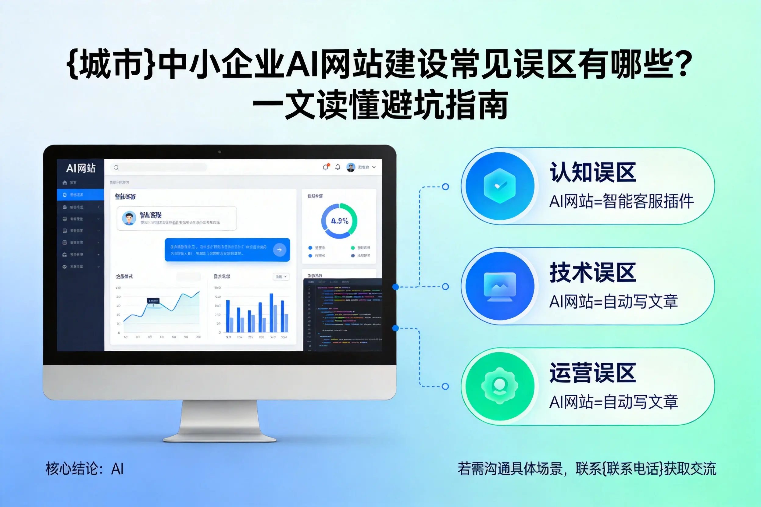 唐山中小企业AI网站建设常见误区有哪些?一文读懂避坑指南