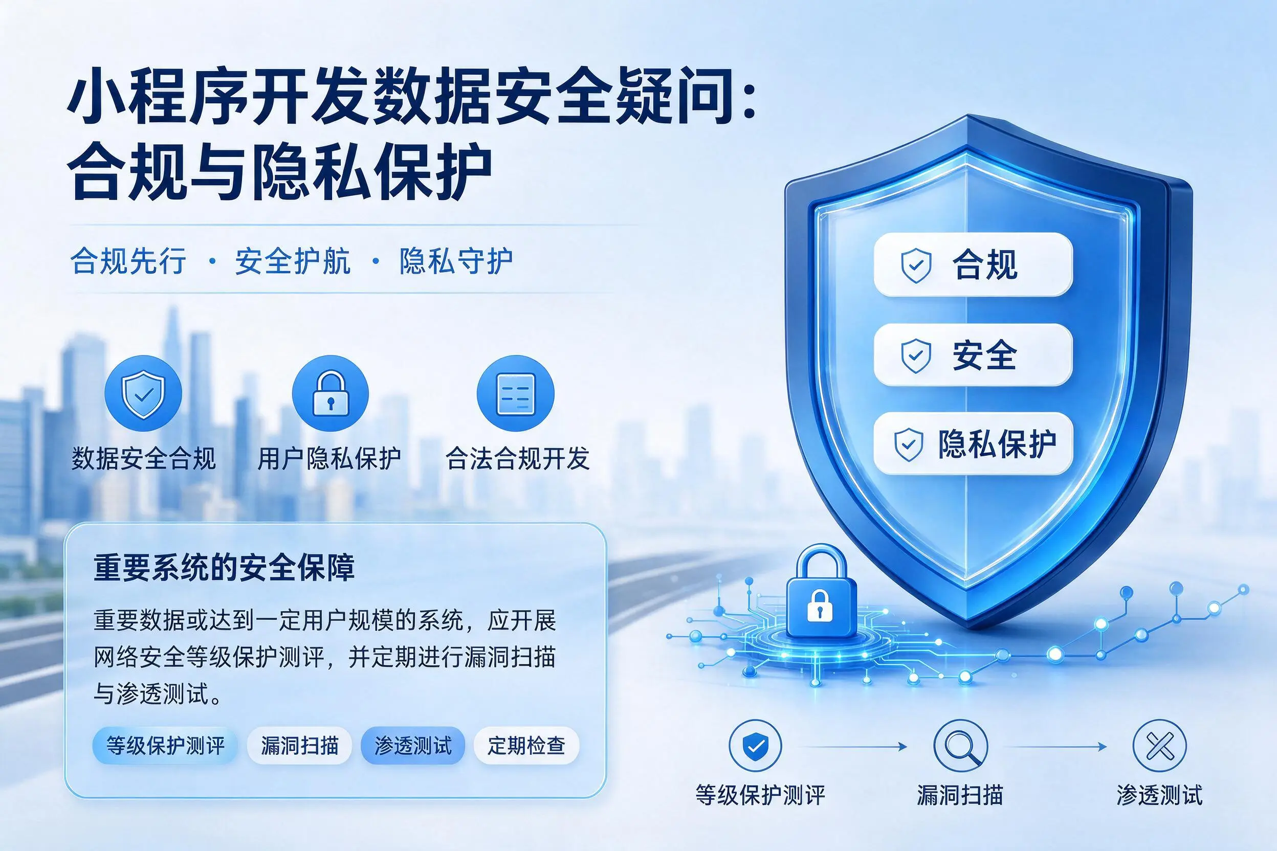 唐山小程序开发数据安全疑问:合规与隐私保护